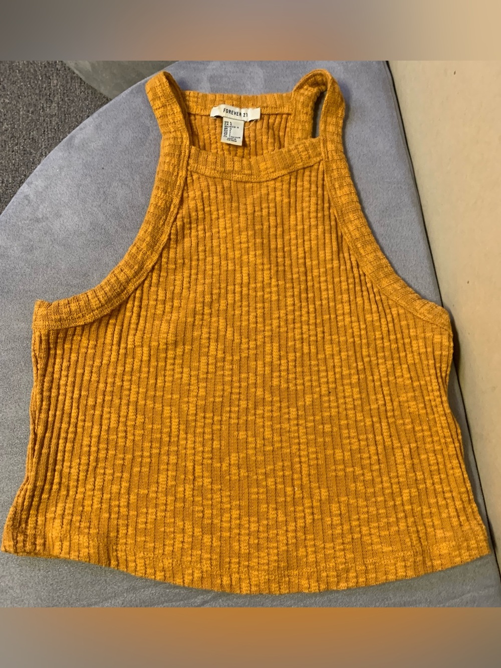 ☀️SUMMER CLEARANCE ITEM☀️Forever21 Mustard Ribbed CropTank
L
Excellent condition